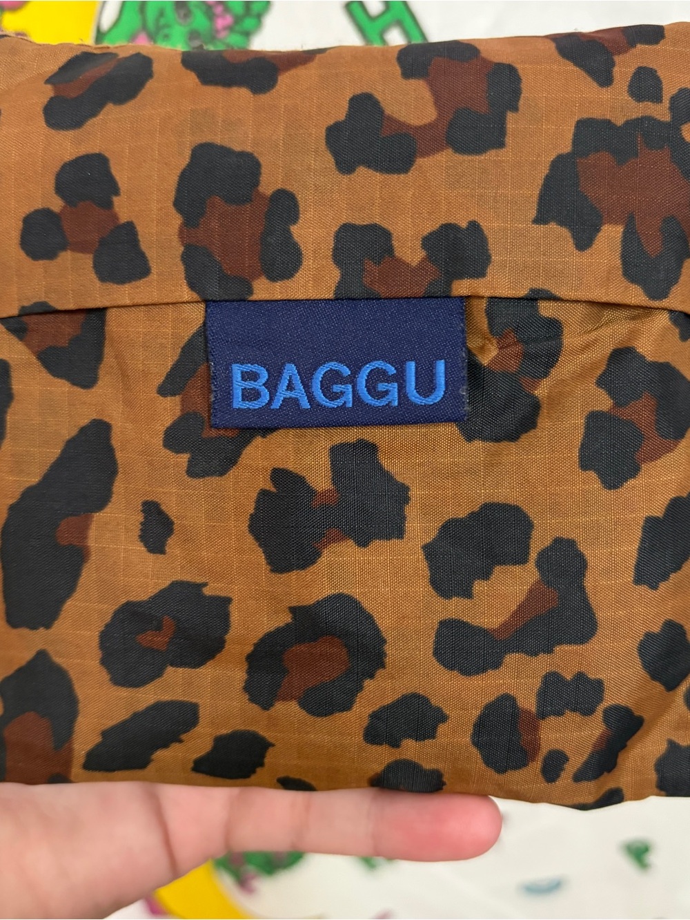 Baggu Standard Reusable Bag Leopard Animal Print Baggu